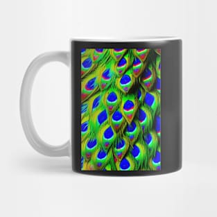 STUNNING PEACOCK FEATHERS Mug